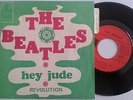 45T BEATLES  ODEON - EMI  Hey Jude  FO 127 Type 2 ( Languette )