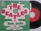 45T BEATLES  ODEON - EMI  Hey Jude  FO 127 Type 3 ( Languette )