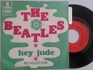 45T BEATLES  ODEON - EMI  Hey Jude  FO 127 Type 4 ( Languette )