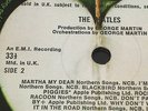 BEATLES WHITE ALBUM SUPER UK TOP LOAD RARE RACOON ERROR STEREO POSTER PICS