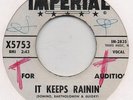 FATS DOMINO-IT KEEPS RAININ'(CLASSIC)-IMPERIAL-***WHITE DEMO***