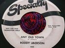 Rare Mod R&B Rockabilly Promo 45 Roddy Jackson Any Old Town / Gloria  HEAR