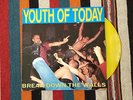 YOUTH OF TODAY  break down the walls LP yellow nyhc judge cro-mags side by side