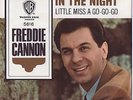 FREDDY CANNON In the Night & Little Miss A Go Go picture sleeve 7