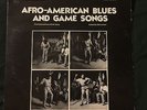 AFRICAN-AMERICAN BLUES AND GAME SONGS LP  booklet Library Of Congress folk blues