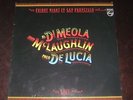 McLaughlin, Meola, De Lucia '81 LP Friday Night In San Francisco EX GUITAR JAZZ
