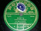 MOME PIAF ( EDITH PIAF ) -La fille et le chien  - 78 rpm Polydor EX