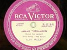 ELVIS PRESLEY-EXCEPTIONALLY RARE ARGENTINA  ORIGINAL78-LOVE ME TENDER
