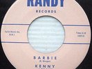 KENNY & the CADETS Barbie / What Is A Young Girl Made Of BEACH BOYS surf 45 e81
