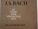 j.s bach six suites pour violoncelle 3 vynils 33 tours lavoix de son maitre 1968