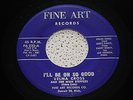 Velma Cross 45 He's My Daddy RARE Detroit Killer Jump Blues Fine Art 7