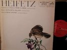 HEIFETZ VIOLIN FAURE SONATA TEDESCO LARK VITALI CHACONNE Red Seal RCA LM-2074