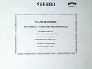 MICHELE AUCLAIR / Schubert Complete Works for Violin & Piano / MHS 606-607, 2LP