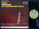 NINA SIMONE At Carnegie Hall LP COLPIX CP 455 Orig US 1963 VOCAL JAZZ MONO