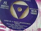L K NAT KING COLE LOVE IS A MANY SPLENDORED THING TRI CENTRE CAPITOL 45 RPM EX+