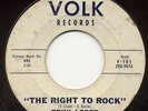 ROCKABILLY/GARAGE 45 Trini Lopez - The Right to Rock b/w Just Once More (VOLK)