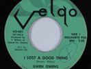Northern Soul 45 GWEN OWENS I Lost A Good Thing VELGO HEAR