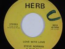 70s Soul 45 STEVE NORMAN & RAW SILK Love With Love HERB HEAR