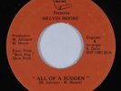 Modern Soul 45 MELVIN MOORE All Of A Sudden SKY HERO HEAR