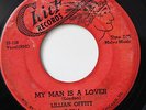 LILLIAN OFFITT-MY MAN IS A LOVER /OH MAMA-R&B BLUES 45 on CHIEF