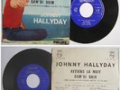 JOHNNY HALLYDAY  VINYLE 45 TOURS  2 TITRES ITALIE  / ITALIA