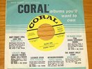 PROMO ROCK+ROLL 45 RPM - BUDDY HOLLY - CORAL 62554 - 