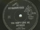 Northern Soul - Cheryl Gray - You Don't Love Me Anymore - HMV - Australia