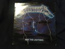 METALLICA RIDE THE LIGHTNING VINYL ALBUM UK RELEASE WITH MERCHANDISE INSERT