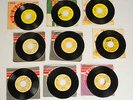 Elvis Presley 9 RCA DJ Promo 45 RPM Kentucky Rain, Moody Blue, Wonder of You etc