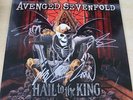 Avenged Sevenfold Hail to the King AUTOGRAPHED (Vinyl, 2 Discs, Warner Bros.)