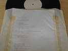 The Wedding Present Peel Session, white label ‘sleeve copy’, hand typed, 1986