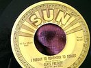 Original 1955 #223 Elvis Presley 45rpm Mystery Train and I forget to remember