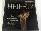 Heifetz 3 LP Box Plays Bach Unaccompanied Sonatas And Partitas Complete