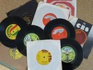Selection of vintage 1970s reggae singles - Trojan Skinhead ska 2-tone