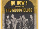 MOODY BLUES Go Now RARE Denmark 45 M- danish p/s beat MOD garage It's Easy Child