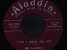 ALADDINS: I Had A Dream Last Nite / Get Off My Feet 45 Hear  rare Vocal Groups