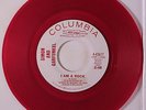 SIMON & GARFUNKEL: I Am A Rock / Same 45 (dj, red vinyl, light sticker residue