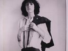 PATTI SMITH: Horses LP (70s light blue label, 'Horses' in white printing oc ver
