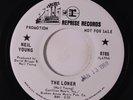 NEIL YOUNG: The Loner / Sugar Mountain 45 (dj, date stamp ol) rare Rock & Pop