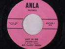 BIG DADDY GREEN: Lady In Red / Mama Ekue Kie Doo 45 (sm label flakes) rare Soul