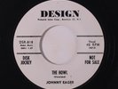 JOHNNY EAGER: The Howl / Join Me, Baby 45 (dj) rare Oldies