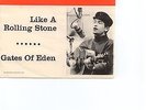 BOB DYLAN Like a Rolling Stone/Gates of Eden Rare PS 45 Norway Sweden