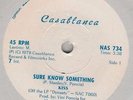 KISS-SURE KNOW SOMETHING/DIRTY LIVIN' RARE RHODESIAN 45 FROM 1979