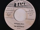 HEARTBEATS: Wedding Bells / I Won't Be The Fool Anymore 45 (dj, modest lbl stai