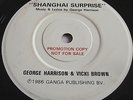 GEORGE HARRISON & VICKI BROWN   SHANGHAI SURPRISE ** MINT PROMO 45 BEATLES DEMO