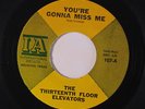 THIRTEENTH FLOOR ELEVATORS: You're Gonna Miss Me / Tried To Hide 45 (original d