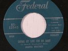 MARVA WHITNEY: Saving My Love For My Baby / Your Love Was Good For Me 45 rare S