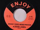 ELMORE JAMES: Shake Your Moneymaker / Look On Yonder Wall 45 (almost M-) rare B