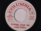 JUDY PERSIA: Please Love Me / You Invented Love 45 (dj) Oldies