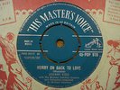 JOHNNY KIDD - HURRY ON BACK TO LOVE / I WANT THAT ORIG UK HMV 45 RARE NON CHART